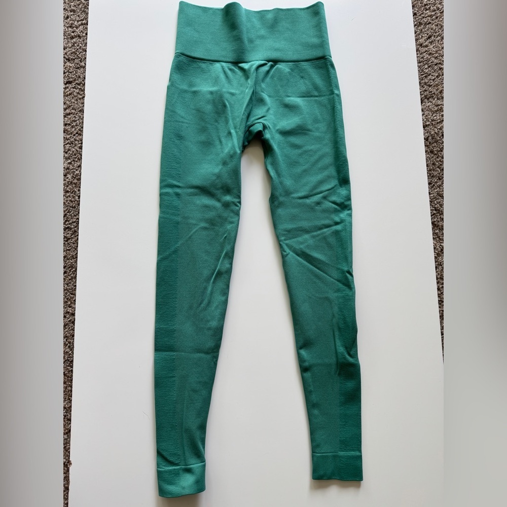 Set Active Sculptflex Seamless Leggings‎ Size Small Emerald Green